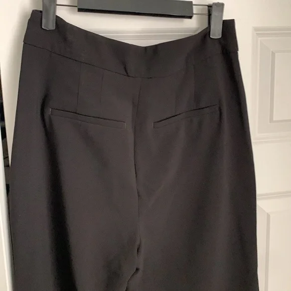 Express Ankle Super High Rise Black Pants - Picture 4 of 8